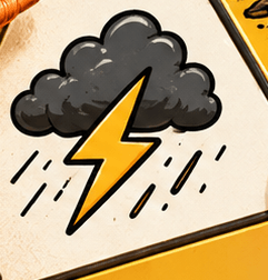 Emergency storm response icon